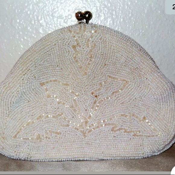 Vintage Bon Soir Beaded Clutch Purse Japan - Picture 8 of 8